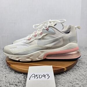 Nike Mens 13 Air Max 270 React American Modern Summit White Sneaker AO4971-100